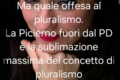 Confondere la libertà di pensiero con il diritto di veto permanente significa condannare un partito all'impotenza.