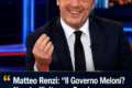 MATTERO RENZI;"IL SGOVERNO MELONI" SEMBRA LA FAMIGLIA ADDAMS, MA ALMENO GLI ADDAMS SONO SIMPATICI.