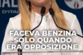 "Ci sono luoghi in cui Giorgia Meloni arriva sempre quando c’è da trasformare una protesta in uno slogan.