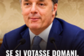 Se si votasse domani, voteresti Italia Viva di Matteo Renzi?
